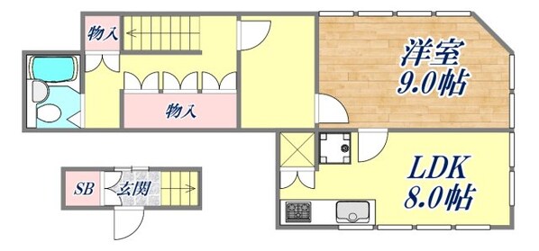 ホルム夙川の物件間取画像